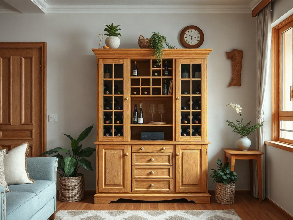Tủ Rượu Gỗ Sồi: Kinh Nghiệm Chọn Mua Từ Thợ Mộc 15 Năm 22 Tủ rượu gỗ sồi - Các mẫu tủ rượu gỗ sồi đẹp đang được ưa chuộng
