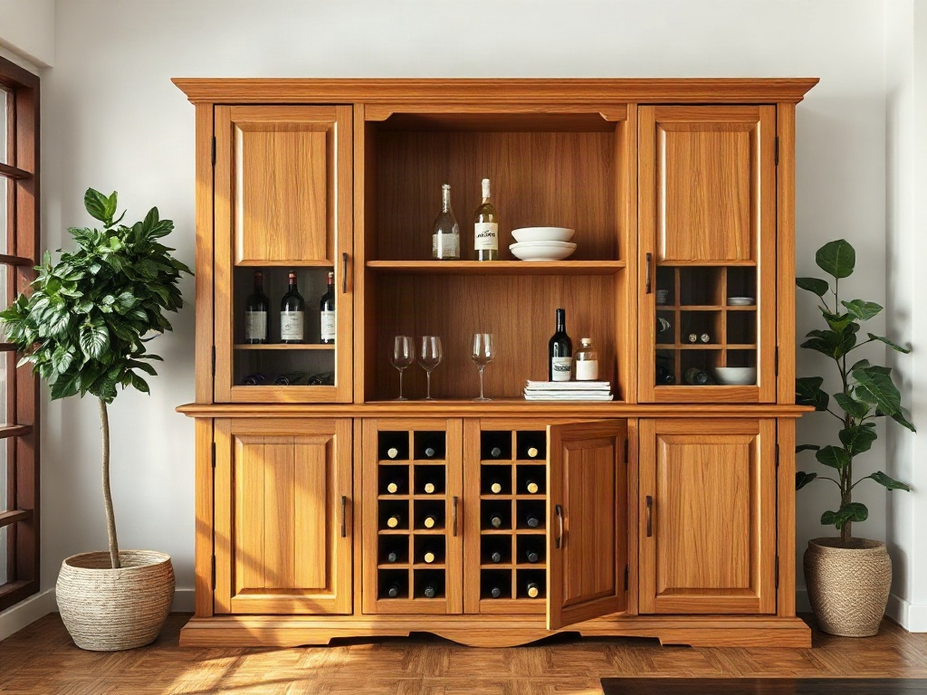 Tủ Rượu Trang Trí Phòng Khách Đẹp: Kinh Nghiệm Chọn Từ Thợ Mộc 15 Năm 37 Tủ rượu trang trí phòng khách đẹp - Tủ rượu cánh lùa: giải pháp thông minh cho phòng khách diện tích hạn chế