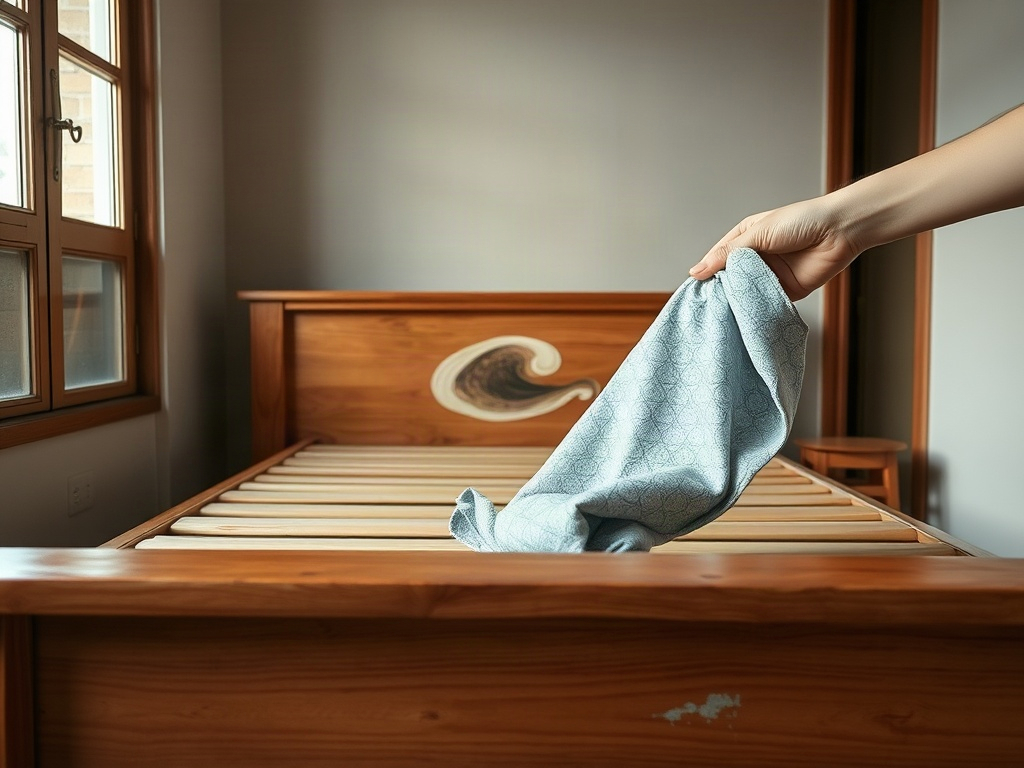 Cách Khử Mùi Ẩm Mốc Giường Ngủ Đơn Giản Và Hiệu Quả 7 Xử lý vết mốc trên giường gỗ