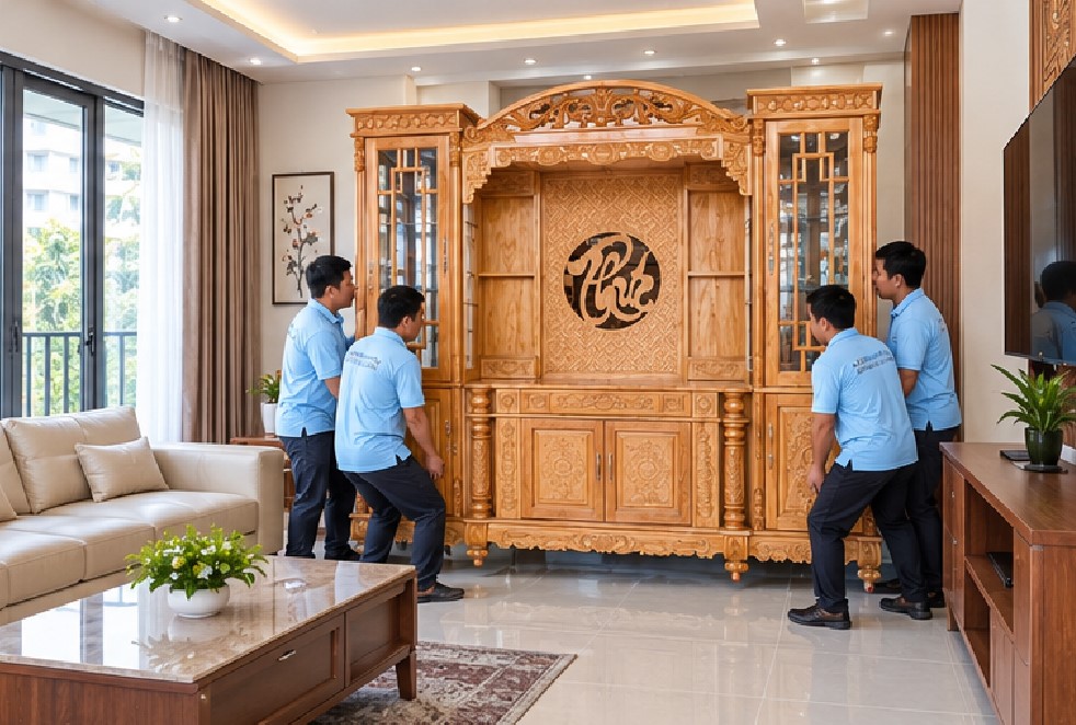 Quy trình sản xuất tủ thờ gỗ chạm khắc đẹp từ xưởng đến nhà khách 6 Câu hỏi thường gặp về quy trình sản xuất tủ thờ gỗ chạm khắc