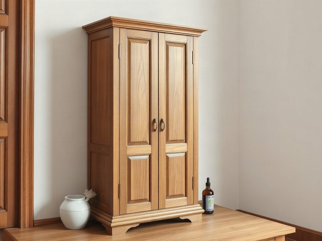 Bước vệ sinh tủ rượu gỗ - Bước 3: Xử lý vết bẩn cứng đầu và mùi rượu bám lâu ngày