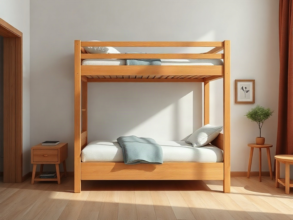 Giường tầng cho bé quận 7: kinh nghiệm chọn mua an toàn từ thợ mộc 45 Giường tầng cho bé quận 7 - Cách trang trí giường tầng cho bé thêm sinh động và ấm cúng
