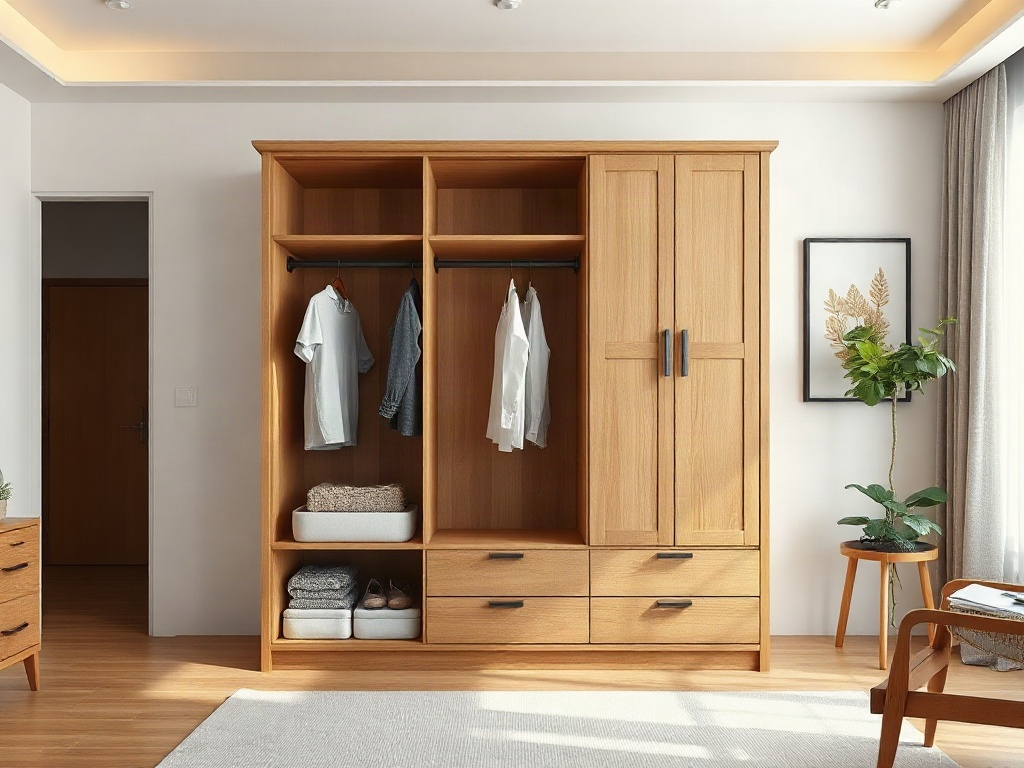 Mẫu tủ quần áo 3 buồng hiện đại - Cách bảo quản tủ quần áo 3 buồng bền đẹp lâu dài