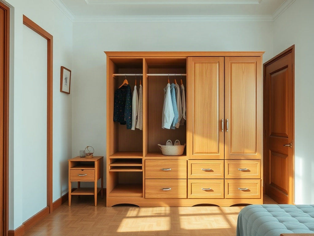 Tủ Quần Áo 2 Cánh: Kinh Nghiệm Chọn Mua Từ Thợ Mộc 15 Năm 16 Tủ quần áo 2 cánh - Các kiểu dáng tủ quần áo 2 cánh phổ biến trên thị trường hiện nay