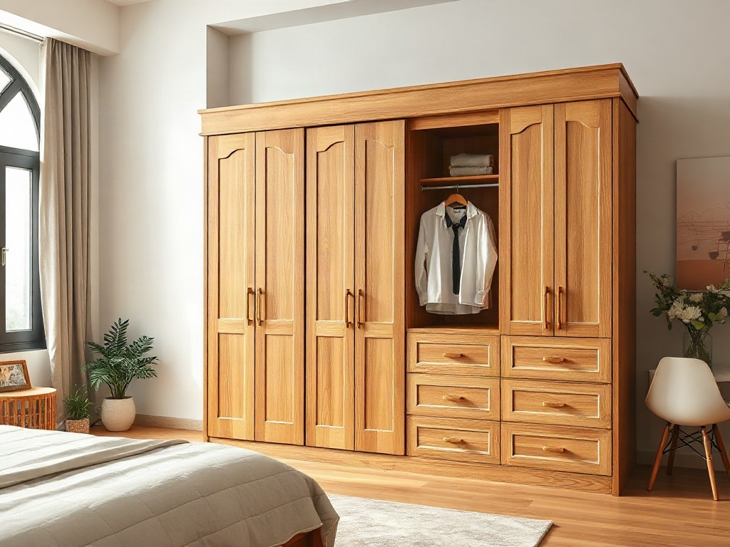 Tủ Quần Áo Cửa Lùa 4 Cánh: Giải Pháp Tiết Kiệm Diện Tích Từ Thợ Mộc 15 Năm 14 Tủ quần áo cửa lùa 4 cánh - Các mẫu tủ quần áo cửa lùa 4 cánh đẹp hiện đại đáng tham khảo